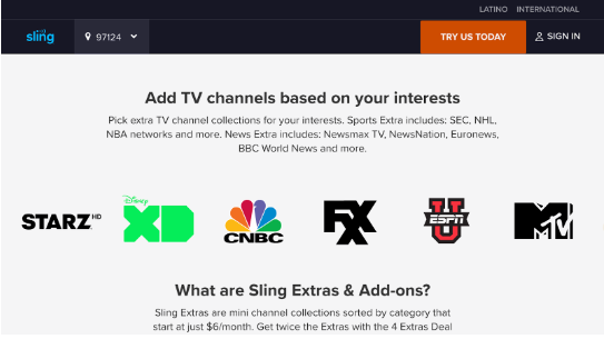 Sling TV Channel Packages