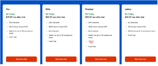 Fubo vs YouTube TV Price Comparison 