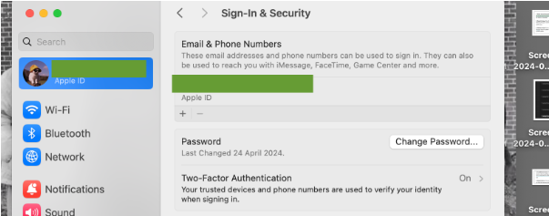 Sign up with your Apple ID