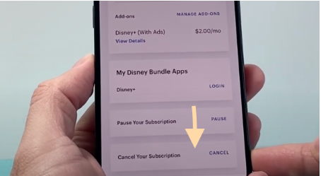  Tap the Cancel Your Subscription