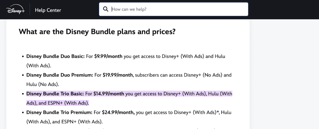 Disney+ Help Center