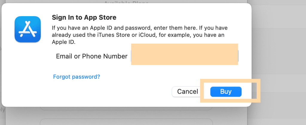 Sign-in option for your Apple ID