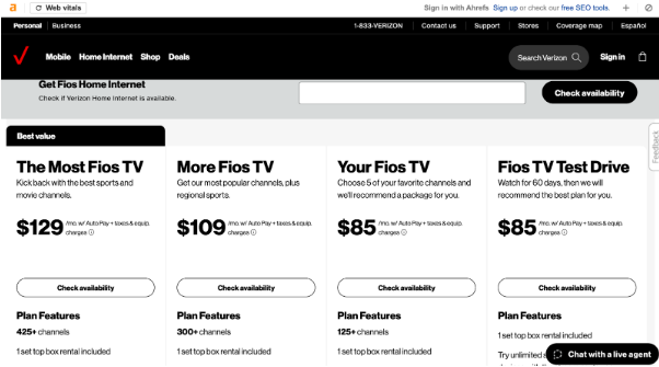 Verizon Fios TV