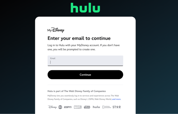 Create Your Hulu Account