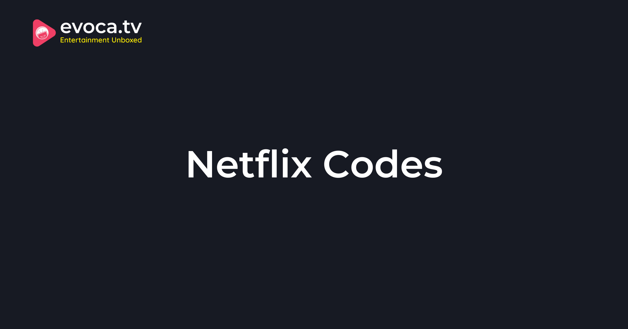 Netflix Codes