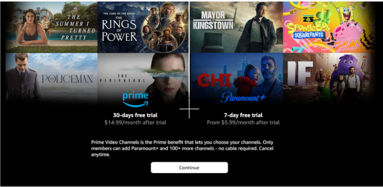 Paramount Plus Free With Amazon Prime