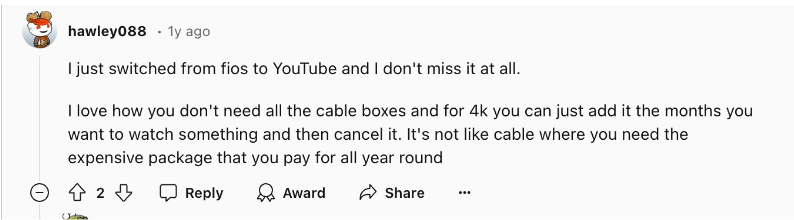 YouTube TV - User Review