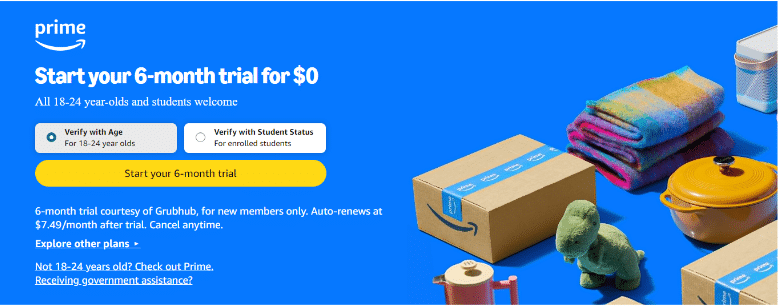 Amazon Prime Student Discount