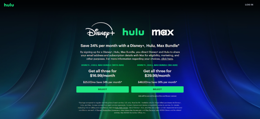 Hulu+Max Bundle