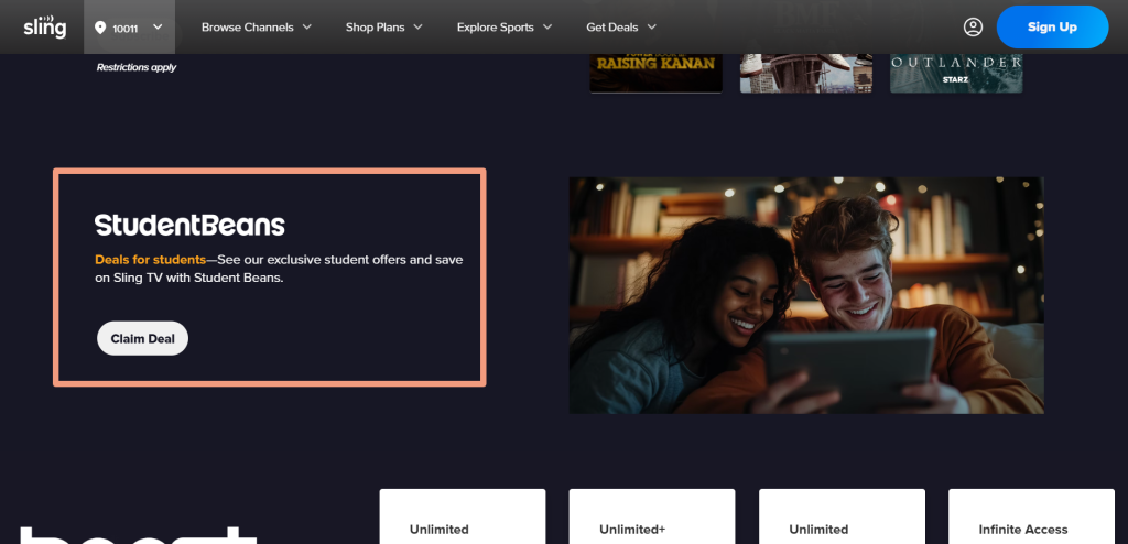 Sling TV Student Discount