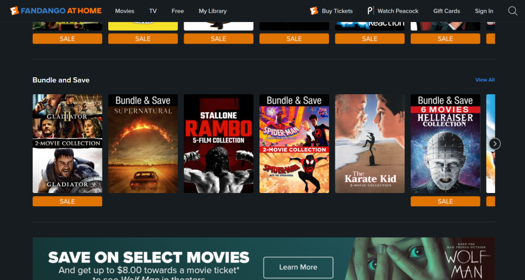 Vudu Bundle Deals