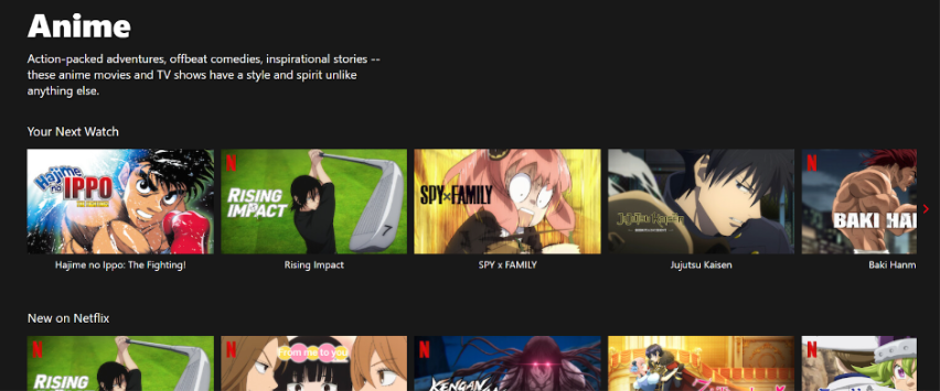 Anime and K-Dramas on Netflix