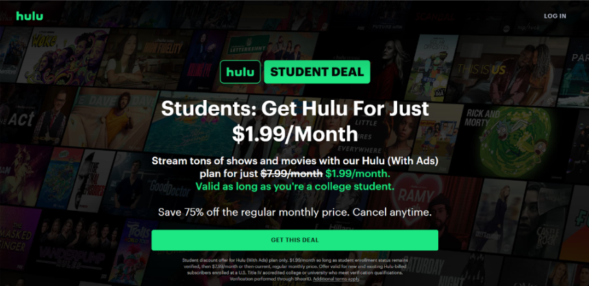 Hulu Student Discount Availability