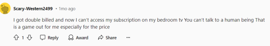 Reddit - YouTube TV Complaints