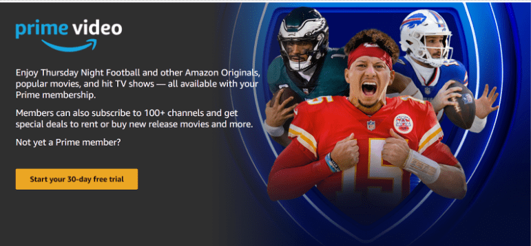 Amazon Prime Video Free Trial