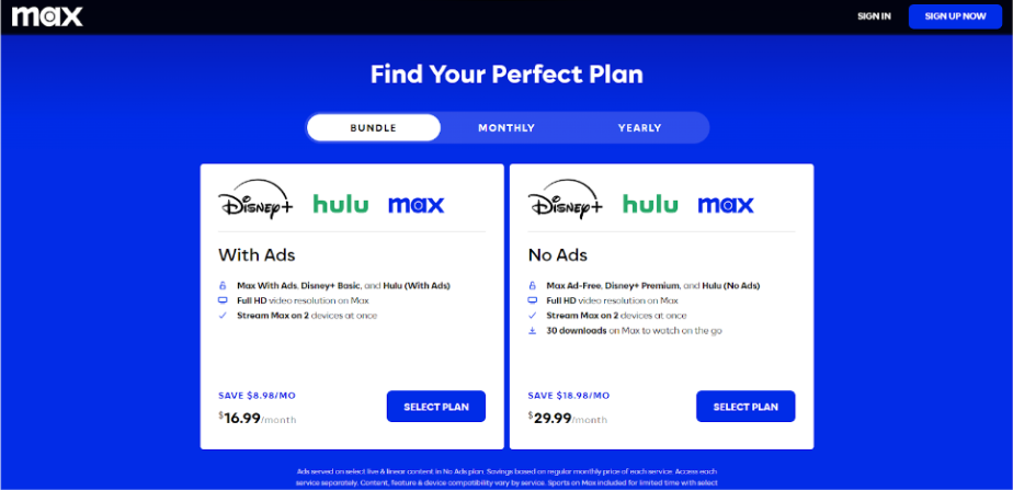 Disney+ and Hulu Bundle
