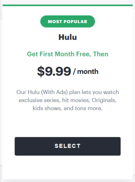 Hulu Free Trial 30 Days