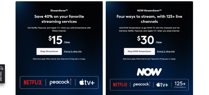 Netflix With Comcast NOW StreamSaver