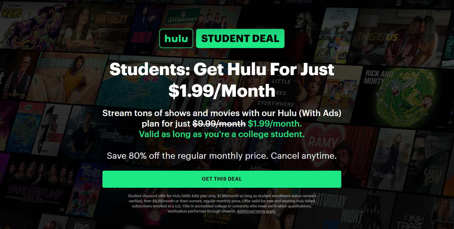 Hulu Student Discount