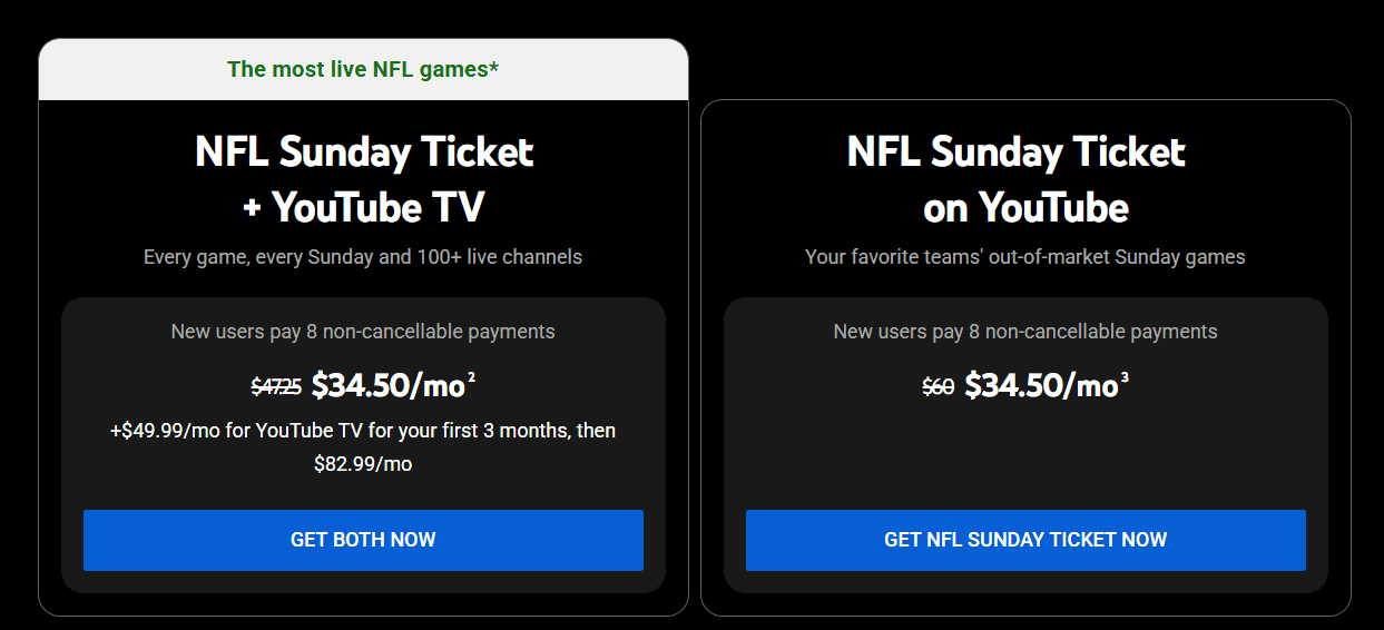 NFL Sunday Ticket NFL Sunday Ticket Price