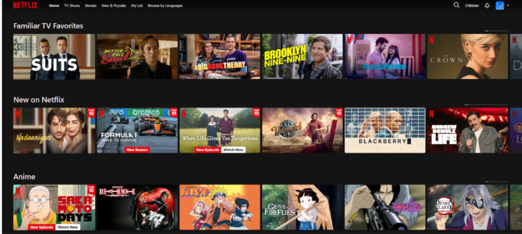 Netflix Content Lineup
