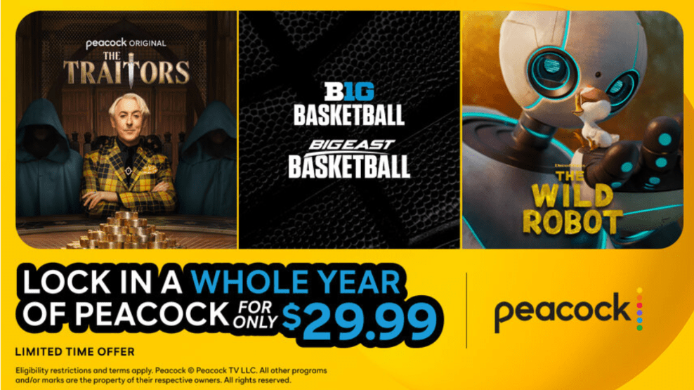 Watch Peacock For Less