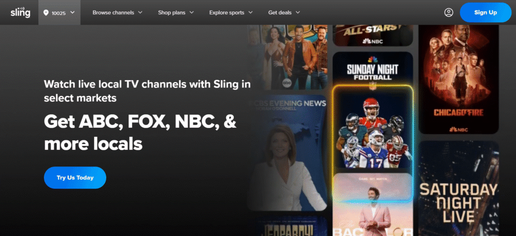 Sling TV Local channels