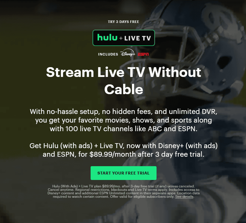 Hulu Start Free Trial