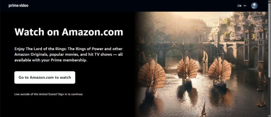 Visit the Amazon Prime Video website Visit the Amazon Prime Video website