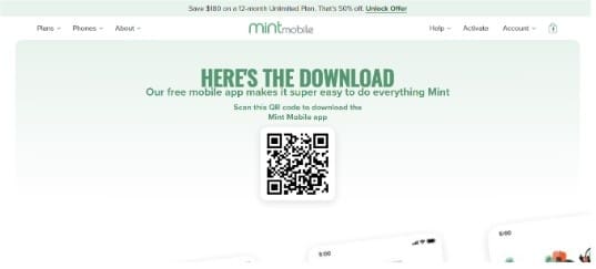 Download Mint app 