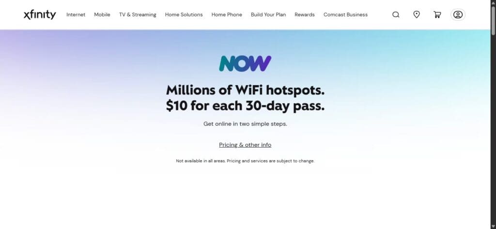 Free Xfinity WiFi Pass Options