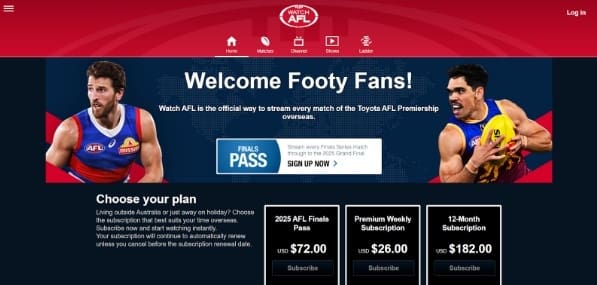 How to Watch AFL 2025 in the USA 