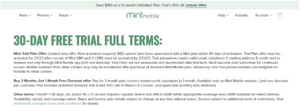 Mint Mobile Free Trial