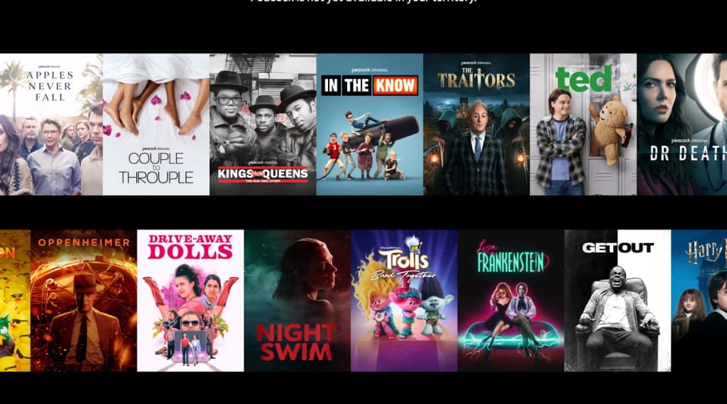 Peacock TV Channels - Popular TV Shows and Movies