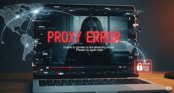 Proxy errors when using VPNs