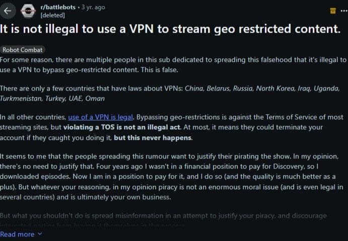 Reddit Communities about VPNs