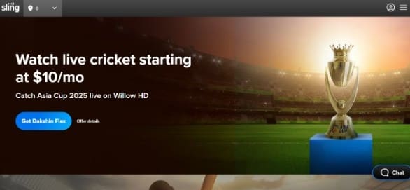 Sling TV Cricket Package