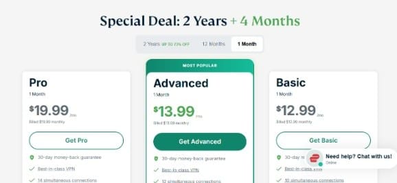VPN Pricing VPN Pricing