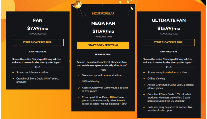 Choose The Plan & Click On Start 7 Day Free Trial