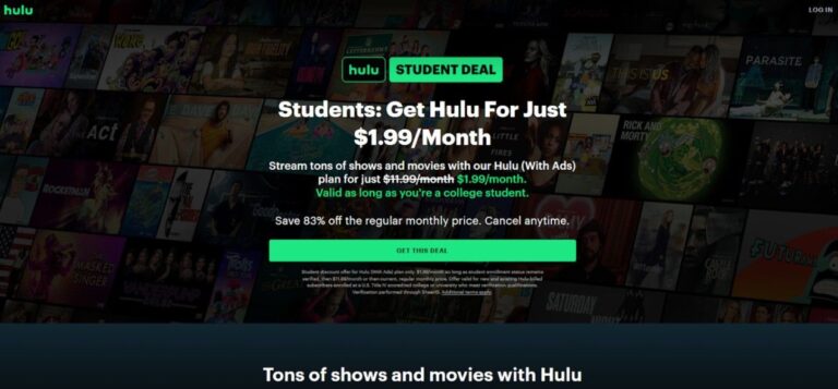 Hulu Black Friday 2025 – Exclusive 99 Cents Deals