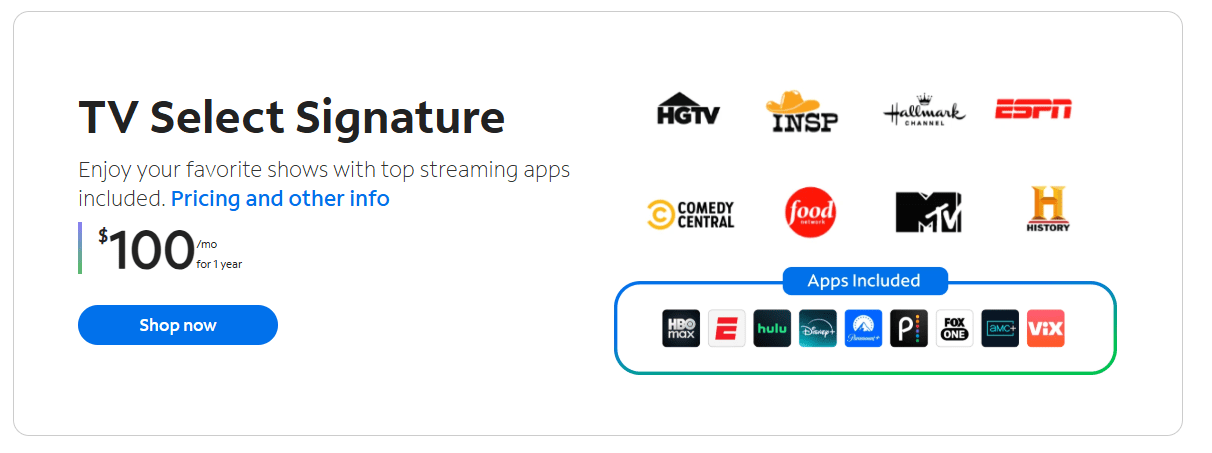 Spectrum TV Select Signature