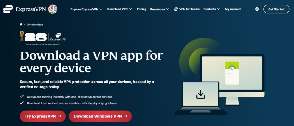 Go To ExpressVPN Download Page