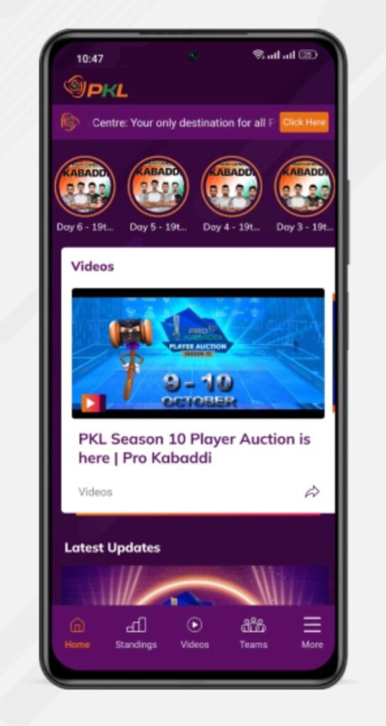 PKL Mobile App